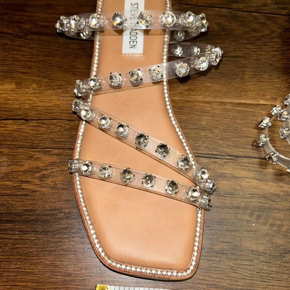 Steve Madden Rhinestone Sandals - Picture 10 of 10
